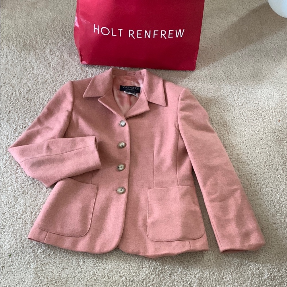 MaxMara weekend 100% wool Pink Women's blazer